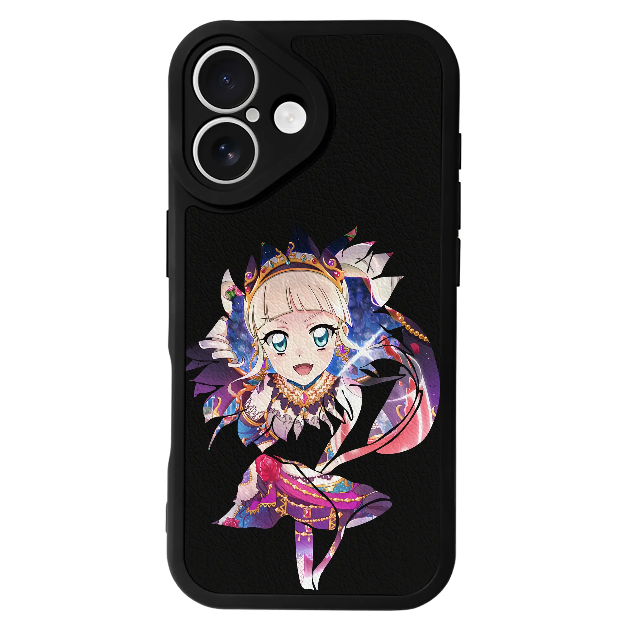 アイカツ グッズ 藤堂 ユリカ - IPhone 16シリーズ対応 ・ シリコンスマホケース ・ レザー調 ・ 高精度フィット ・ 耐衝撃 ・ ワイヤレス充電対応 ・ 精密カット